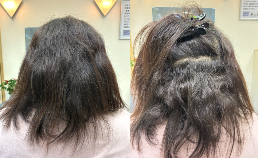 縮毛矯正を止めたいけど不安なので相談したい女性の写真